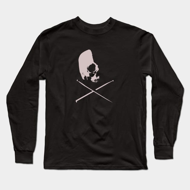 Skull and Drumsticks Long Sleeve T-Shirt by Music Bam International